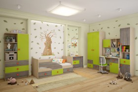 Детская комната Пуговка в Воскресенске - voskresensk.katalogmebeli.com | фото