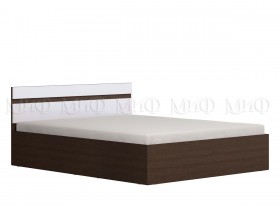 Ким кровать 1,6 (Венге/белый глянец) в Воскресенске - voskresensk.katalogmebeli.com | фото