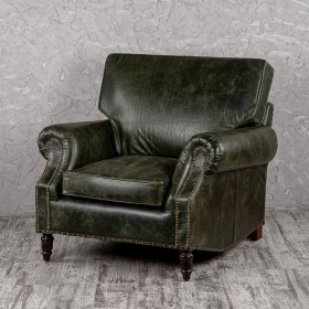 Кресло кожаное Лофт Аристократ (ширина 1070 мм) в Воскресенске - voskresensk.katalogmebeli.com | фото