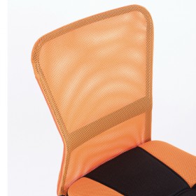 Кресло компактное BRABIX Smart MG-313 (черный, оранжевый) в Воскресенске - voskresensk.katalogmebeli.com | фото 4