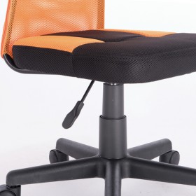 Кресло компактное BRABIX Smart MG-313 (черный, оранжевый) в Воскресенске - voskresensk.katalogmebeli.com | фото 5