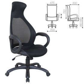 Кресло офисное BRABIX Genesis EX-517 (черное) в Воскресенске - voskresensk.katalogmebeli.com | фото