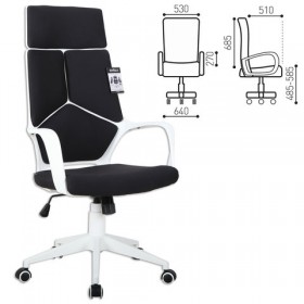 Кресло офисное BRABIX Prime EX-515 (черная ткань) в Воскресенске - voskresensk.katalogmebeli.com | фото