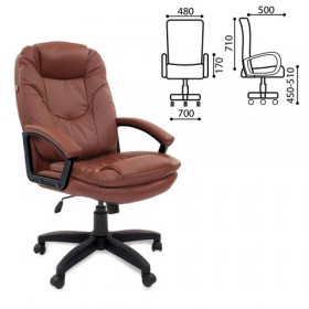 Кресло офисное BRABIX Trend EX-568 (коричневый) в Воскресенске - voskresensk.katalogmebeli.com | фото