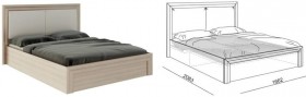 Кровать 1,6 Глэдис (М32) с подъемным механизмом Распродажа в Воскресенске - voskresensk.katalogmebeli.com | фото 2