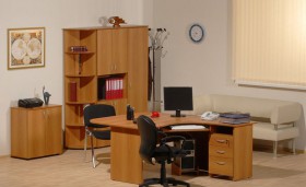 Мебель для персонала Рубин 42 Светлый миланский орех в Воскресенске - voskresensk.katalogmebeli.com | фото 2