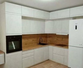 Модульная кухня Бруклин 2.4 x 2 м (Бетон белый) в Воскресенске - voskresensk.katalogmebeli.com | фото 15