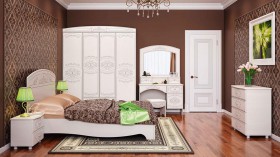 Модульная спальня Каролина в Воскресенске - voskresensk.katalogmebeli.com | фото