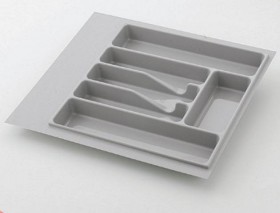 Вкладыш для кухонных принадлежностей, серый, Volpato 300 мм в Воскресенске - voskresensk.katalogmebeli.com | фото