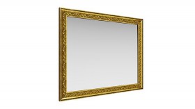 Зеркало навесное "Айрум"/(дуб кальяри / профиль: золото с орнаментом) в Воскресенске - voskresensk.katalogmebeli.com | фото